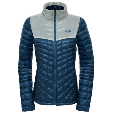 Winterjacke The North Face Thermoball Full Zip Shady Blau Vintage Weiß Damen