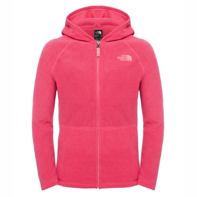 Fleece The North Face Girl's Glacier Full Zip Hoodie Cabaret Pink