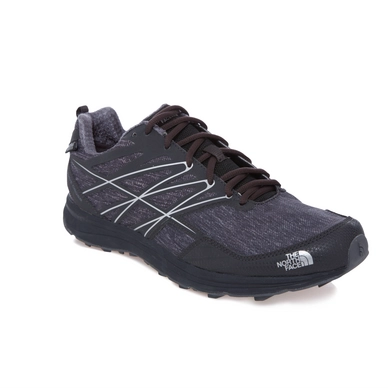 Trail Running Shoe The North Face M Litewave Cross Wp Phantom Grey Heather Print Metallic Silver