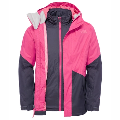 Kinder Ski jas The North Face Girl's Kira Triclimate Cabaret Pink