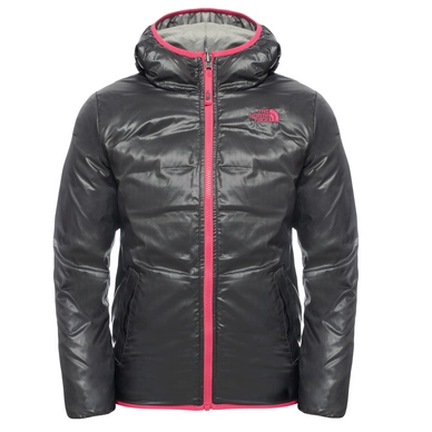 Winterjacke The North Face Reversible Moondoggy Metallic Silber Kinder