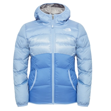 Winterjas The North Face G Reversible Moondoggy Jacket Grapemist Blue Heather