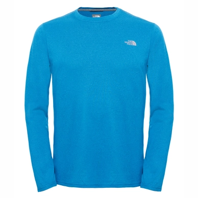 Pull The North Face Men Reaxion Amp L/S Crew Banff Blue Heather