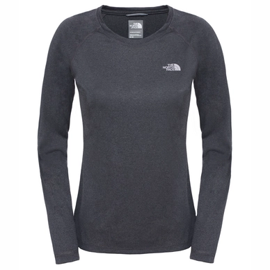 Trui The North Face Women Reaxion AMP L/S Crew TNF Dark Grey Heather