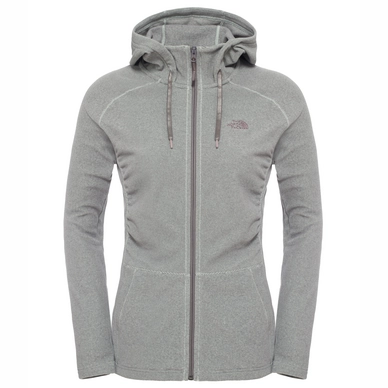 Sweatjacke The North Face Mezzaluna Full Zip Hoodie Subtle Grün Stripe Damen