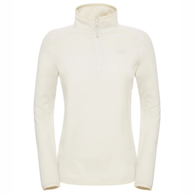Pull The North Face Women 100 Glacier 1/4 Zip Vintage White