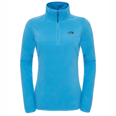 Pull The North Face Women 100 Glacier 1/4 Zip Campanula Blue
