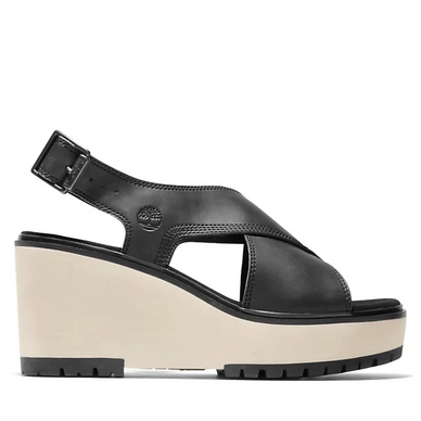 Timberland Women Koralyn Cross Band Black Full Grain