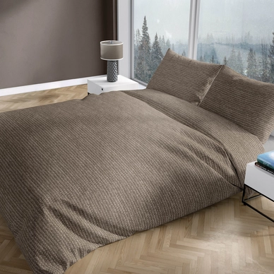 Dekbedovertrek Romanette Alpaca Beige Flanel