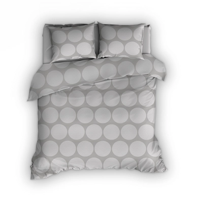 Dekbedovertrek Romanette Balls Grijs Flanel