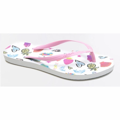 Flip Flops Curl Painted Kids Pink Kinder
