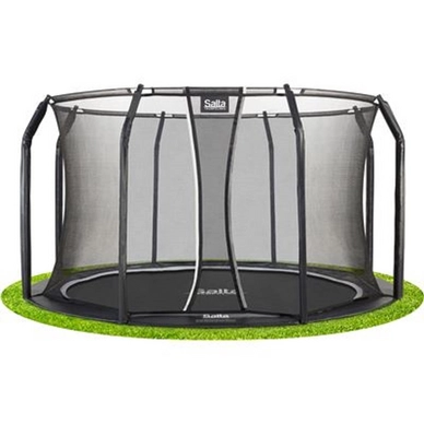 Trampoline Salta Royal Baseground Black 366 + Safety Net