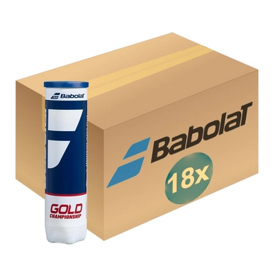 Balles de Tennis Babolat Gold Championship Jaune (Carton 18 x 4)