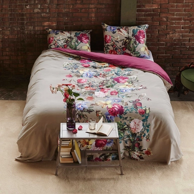 Housse de Couette Essenza Teresa Beige Satin de Coton