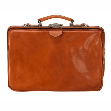 Laptoptas Mutsaers The Classic Met zijvak Cognac