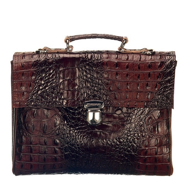 Laptoptas Mutsaers The Walker Bruin Croco