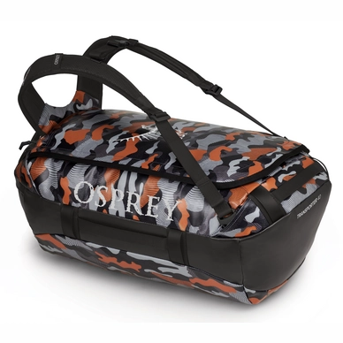 Sac de Voyage Osprey Transporter 40 Black/Orange Camo
