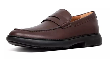 FitFlop Men Irving Penny Loafer leather Chocolate Brown