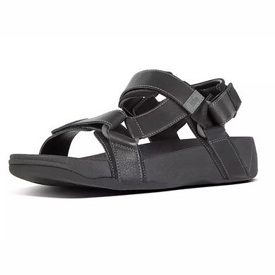 FitFlop Men Ryker Sandal Leather Black