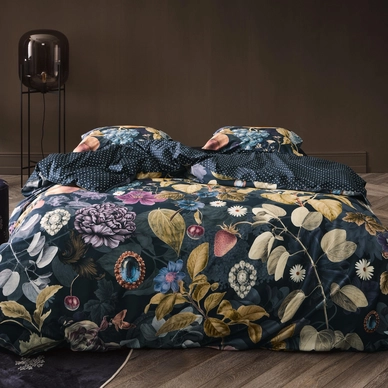 Dekbedovertrek Essenza Veronique Indigo Blue Satijn