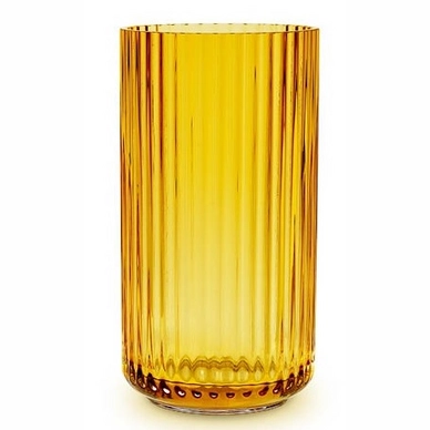 Vaas Lyngby Glas Messina Amber 20 cm