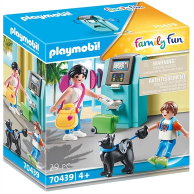 Playmobil Family Fun Holidaygoers with ATM 70439