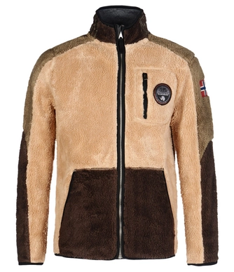 Vest Napapijri Yupik Stand Multicolour Brown Men