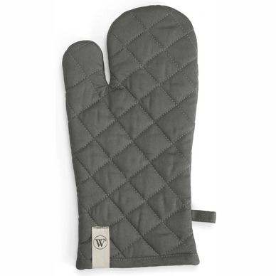 Oven Glove Walra Cook with a Smile Off Black (16 x 32 cm)