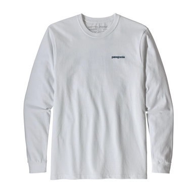 T-Shirt Patagonia Men's L/S Flying Fish Responsibili-Tee White