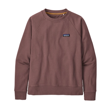Pull Patagonia Femme P-6 Label Organic Crew Sweatshirt Dusky Brown