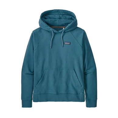 Pull Patagonia Femme P-6 Label Organic Hoody Abalone Blue