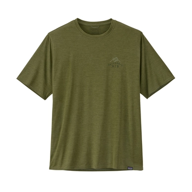 T-Shirt Patagonia Men Cap Cool Daily Graphic Shirt Palo Green X-Dye