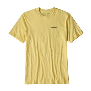 T-Shirt Patagonia Line Logo Badge Responsibili-Tee Crest Yellow Herren