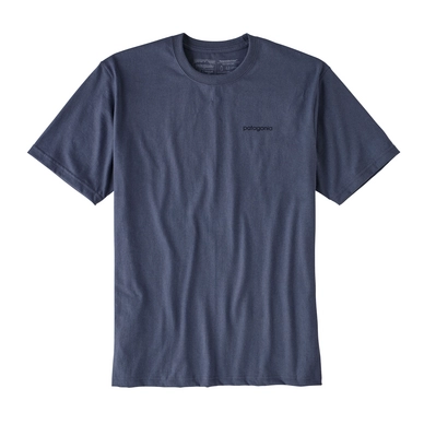 T-shirt Patagonia Men Line Logo Badge Responsibili-Tee Dolomite Blue