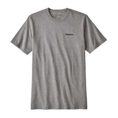 T-Shirt Patagonia Men's P-6 Logo Responsibili-Tee Gravel