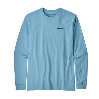 T-shirt Manches longues Patagonia Men's L/S P-6 Logo Responsibili-Tee Break Up Blue