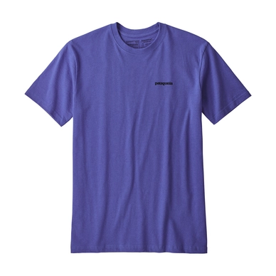 T-Shirt Patagonia Homme P-6 Logo Responsibili-Tee Violet Blue