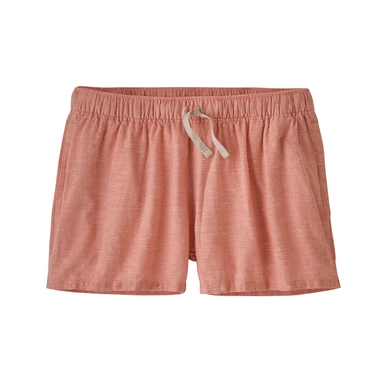 Short Patagonia Women Island Hemp Baggies Shorts Goshawk Dobby Mellow Melon