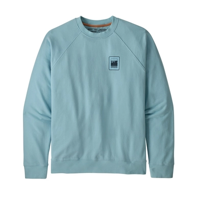 Pull Patagonia Homme Alpine Icon Regenerative Organic Certified Cotton Crew S Fin Blue