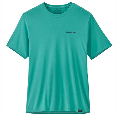 T-Shirt Patagonia Men Cap Cool Daily Graphic Shirt Boardshort Logo Iggy Blue X-Dye