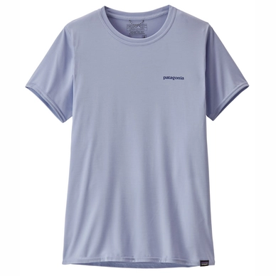 T-Shirt Patagonia Femmes Cap Cool Daily Graphic Shirt Boardshort Logo Beluga X-Dye