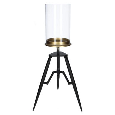Kandelaar HD Living Black 22,5 x 26,5 x 51 cm