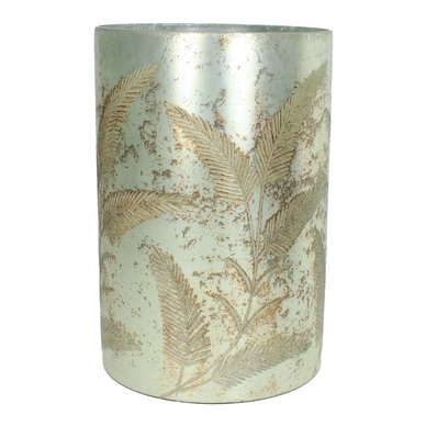 Kandelaar HD Living Leaf Champagne 20 x 20 x 30 cm