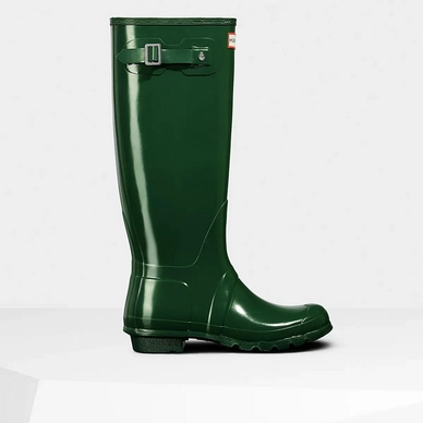 Regenlaars Hunter Women Original Tall Gloss Hunter Green