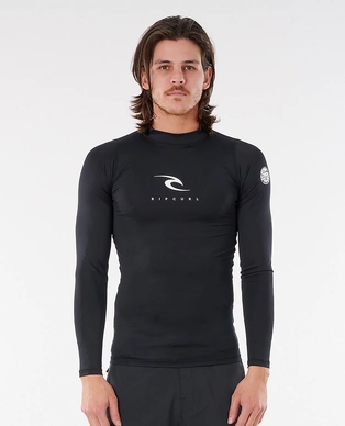Zwemshirt Rip Curl Men Corps L/Sl UV Black