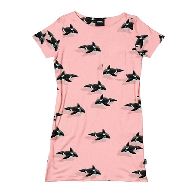 T-Shirt Dress SNURK Women Orca Pink