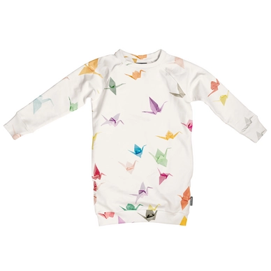 Sweater Dress SNURK Women Crane Birds