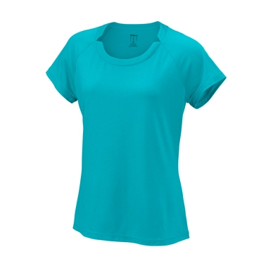T-shirt de Tennis Wilson Women Condition Blue Curacao
