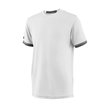 T-shirt de Tennis Wilson Boys Team Solid Crew White