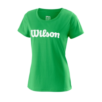 Tennisshirt Wilson UWII Script Tech Grün Damen